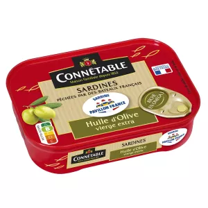 Sardines à l'huile d'olive vierge extra 115g - CONNETABLE