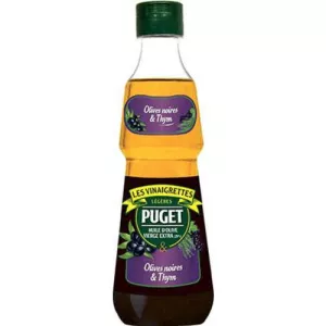 Vinaigrettes d'Olives Noires & Thym, 33cl - PUGET