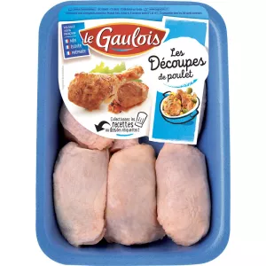 Morceaux de Poulet Jaunes, 750g - LE GAULOIS