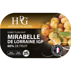 Sorbete de Mirabelle 487,5g - Histoires De Glaces