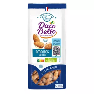Amandes Grillées Sans Sel Ajouté 250g - Daco Bello