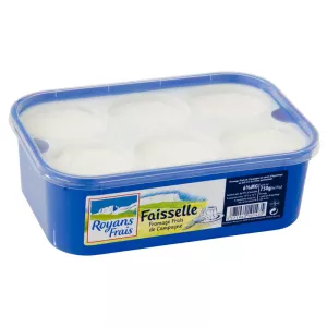 Faisselle fromage frais de campagne 6x125g - ROYANS FRAIS