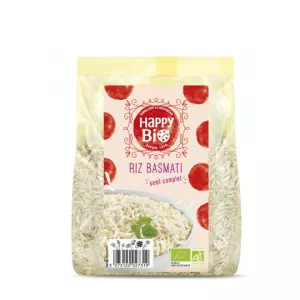 Riz Basmati Semi-Complet 500g - HAPPY ORGANIC