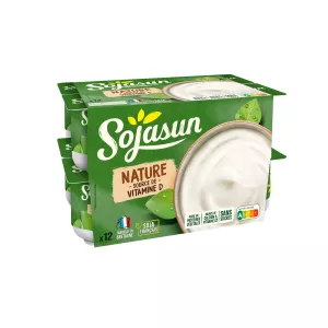Dessert ya asili ya soya 12x100g - SOJASUN