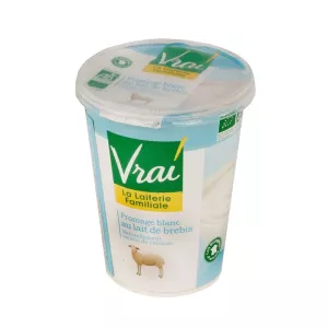 Fromage blanc Bio Brebis 400g - VRAI