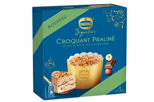 Dessert glacé croquant praliné x4 - SIGNATURE