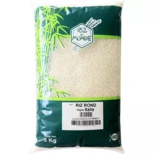 Riz rond blanc 5kg - RIZ DU MONDE