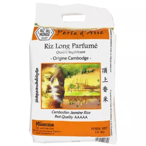 Riz Parfume Cambodge Perle Asie 10kg - RIZ DU MONDE