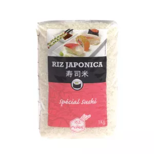 Riz Spécial Sushi Japonica 1kg - RIZ DU MONDE