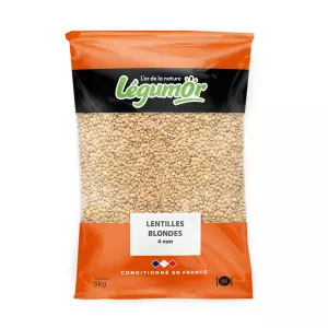 Lentille blonde 4mm 5kg - LÉGUMOR
