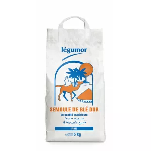 Semoule De Blé Dur Fine 5kg - LÉGUMOR