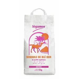Semoule Blé Dur Moyenne 5kg - LÉGUMOR