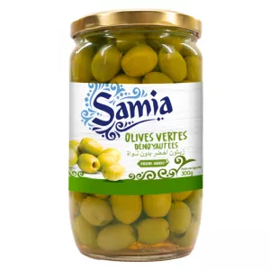 Olives Vertes Dénoyautées 695 G - SAMIA