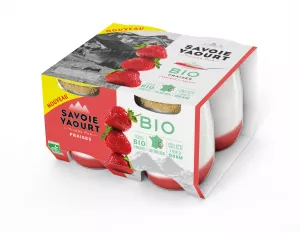 Yrt Bicouch Bio Fraise4x120g