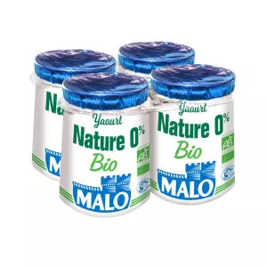 Yaourt Nature bio 0% de MG - MALO