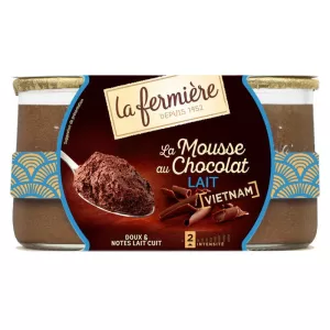 Mousse de chocolate con leche 2x85g