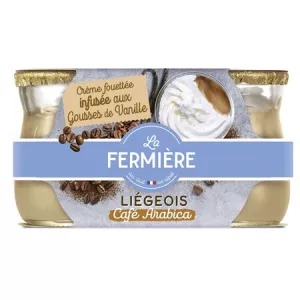 2x120g Liegeois Cafe Fermiere