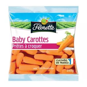 Karoti za watoto tayari kuuma 250g - FLORETTE