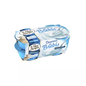 Yaourt Douceur De Brebis Nature 4x100g - LE PETIT BASQUE