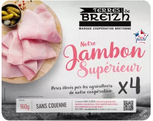 Jambon Cuit Sup Dd 4t 160g
