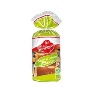 Pan de chocolate bio x6 270g - La Boulangère