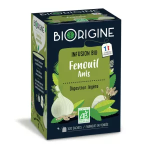 infusion bio fenouil anis 20 sachets - BiOrigine
