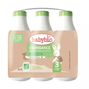 6x1l Croissance 12m-3a Babybio