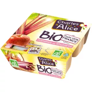 C&a Pomme-rhub 4x95g Bio