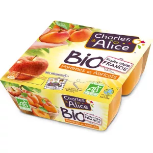 C&a Pomme Abricot 4x95g Bio