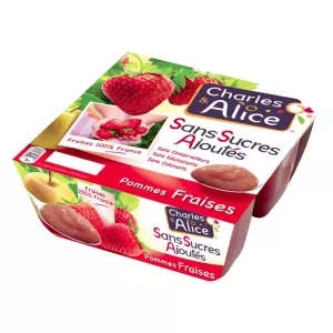 C&a Pomme Fraise 4x100g  0g