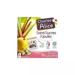 C/a Ssa Pom/rhubarbe 4x97g