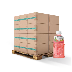 Boisson Goyave Rose Et Nata De Coco 32cl Fr X24 - MOGU MOGU