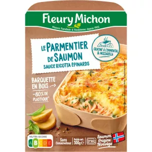 Parmentier Saumon Epinard 300g