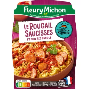 Rougail 香肠配克里奥尔米饭 300 克 - FLEURY MICHON