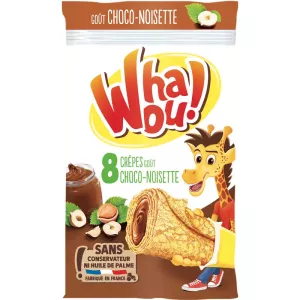 Crêpes choco-noisette x8 256g - WHAOU!
