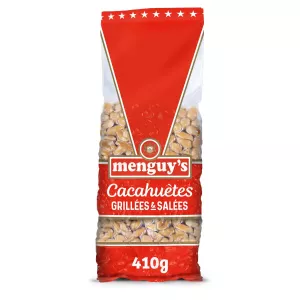 Cacahuètes grillées et salées 410g - MENGUY'S