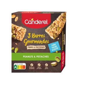 Barretta di cereali e pistacchi e arachidi - CANDEREL