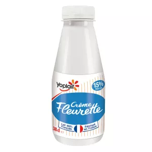 créme fleurette légére 15% matiéres grasses - YOPLAIT