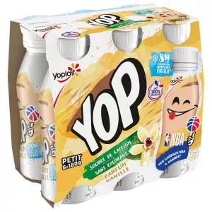 Yaourt à boire Ptit Yop Vanille 6x180g - YOPLAIT