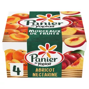 Yaourt aux fruits abricot nectarine 4x125g - PANIER DE YOPLAIT