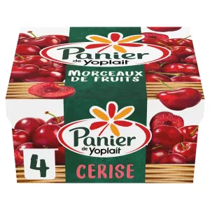 Yaourt aux fruits cerise 4x125g - PANIER DE YOPLAIT