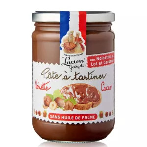 Pâte à Tartiner Noisette De France Et Cacao Sans Huile De Palme 600g - LUCIEN GEORGELIN