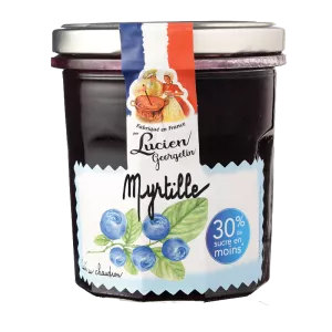 Confiture Gourmande & Légère - Myrtille  320g - LUCIEN GEORGELIN