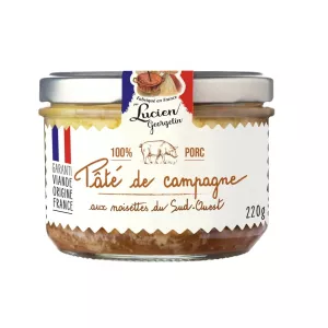 Pâté De Campagne Aux Noisettes Du Sud-ouest 220g - LUCIEN GEORGELIN
