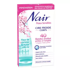 Bande Cire Froide Peaux Sensibles X40 - NAIR 1
