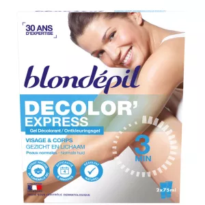 Gel décolorant visage & corps 2x75ml - BLONDEPIL