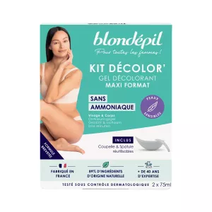 Gel décolorant sans ammoniaque - visage & corps 2x75ml - BLONDEPIL