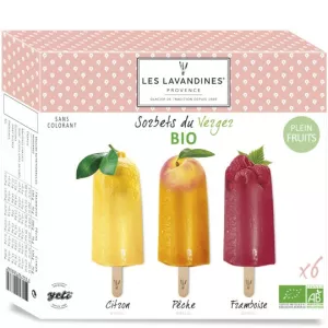 Glace sorbets du verger BIO x6 - LES LAVANDINES