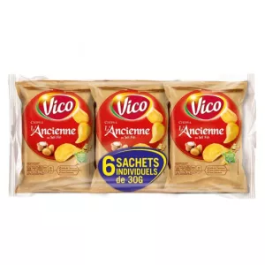 Чипсы Old Fashioned с мелкой солью, 6х30г - VICO