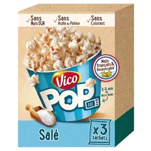 Pop Corn salé 3x80g - Vico